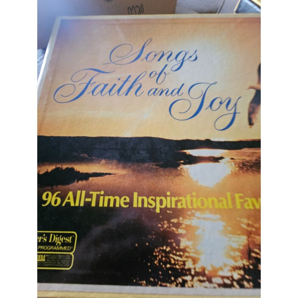 Reader’s Digest Songs of Faith and Joy Vinyl Box Set Inspirational Hymns LPs